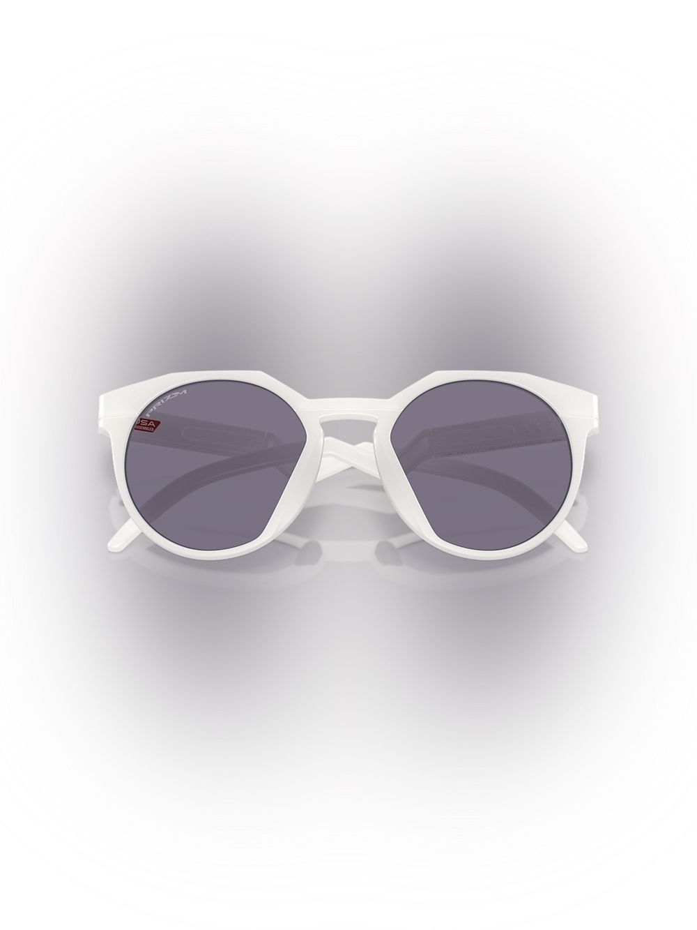 Oakley White Frame Sunglasses with Gray Lenses Oakley OO9242 HSTN 52-21-142